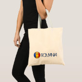 Roemeense vlag glimlachen tote bag (Voorkant (product))