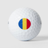 Roemeense vlag golfballen (Voorkant)