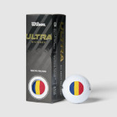 Roemeense vlag golfballen (Verpakking)