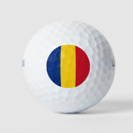 Roemeense vlag golfballen