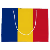 Roemeense vlag groot cadeauzakje (Achterkant)