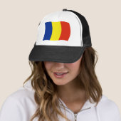 Roemeense Vlag Hoed Trucker Pet (In situ)