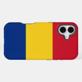 Roemeense vlag iPhone hoesje (Achterkant horizontaal)