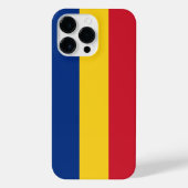 Roemeense vlag iPhone hoesje (Achterkant)