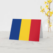 Roemeense vlag kaart (Gele Bloem)