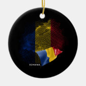 Roemeense vlag keramisch ornament (Voorkant)