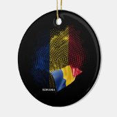 Roemeense vlag keramisch ornament (Links)