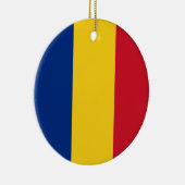 Roemeense vlag keramisch ornament (Rechts)