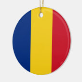 Roemeense vlag keramisch ornament (Links)