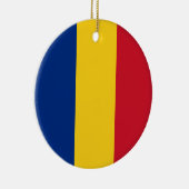Roemeense vlag keramisch ornament (Rechts)