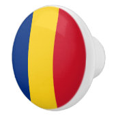 Roemeense vlag keramische knop (Rechts)
