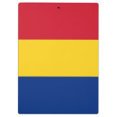 Roemeense vlag klembord (Achterkant)