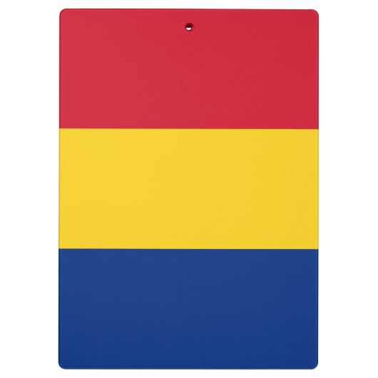 Roemeense vlag klembord (Achterkant)