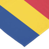 Roemeense vlag korte tafelloper (Hoek)