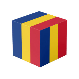 Roemeense vlag kubus