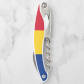 Roemeense vlag kurkentrekker (Achterkant)