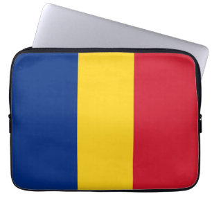 Roemeense vlag laptop sleeve
