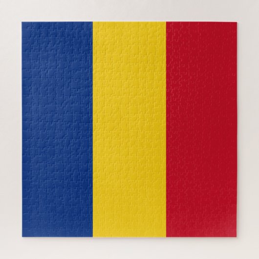 Roemeense vlag legpuzzel (Verticaal)
