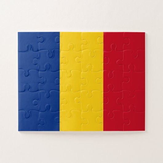 Roemeense vlag legpuzzel (Horizontaal)