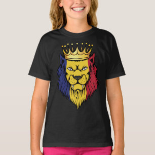 Roemeense vlag Lion King T-shirt