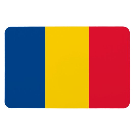 Roemeense vlag magneet (Horizontaal)