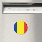 Roemeense vlag magneet (Insitu (Vaatwasser))