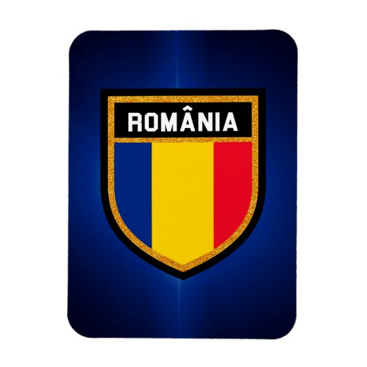 Roemeense vlag magneet (Verticaal)