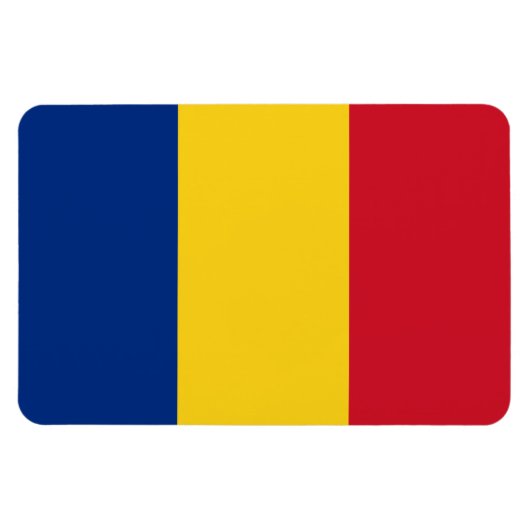 Roemeense vlag magneet (Horizontaal)