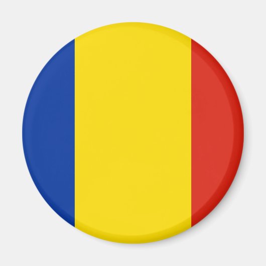 Roemeense vlag magneet (Voorkant)