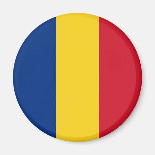 Roemeense vlag magneet (Voorkant)