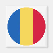 Roemeense vlag magneet (Voorkant)