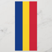Roemeense vlag menu (Achterkant)