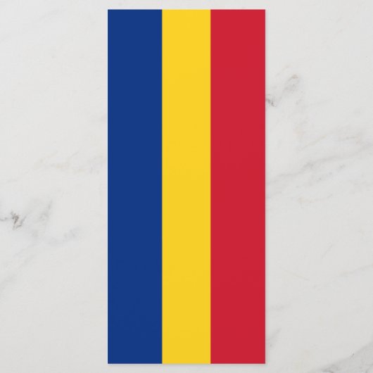 Roemeense vlag menu (Achterkant)