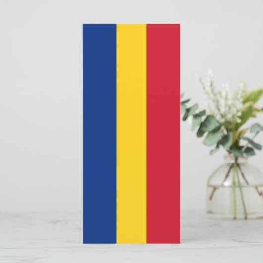 Roemeense vlag menu (Staand voorkant)