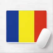 Roemeense vlag muismat (Met muis)