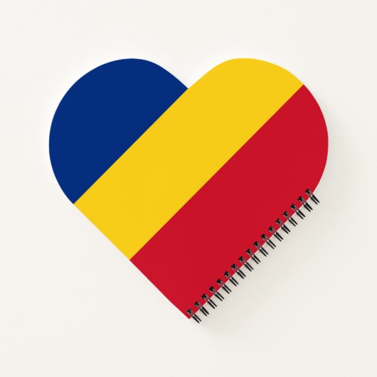 Roemeense vlag notitieboek (Achterkant)