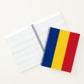 Roemeense vlag notitieboek (Binnen)