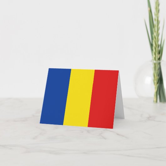 Roemeense Vlag Notitiekaart (Voorkant)