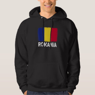 Roemeense vlag ondersteunt Roemeense Mannen voor v Hoodie