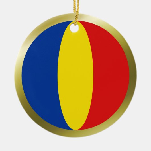 Roemeense Vlag Ornament (Voorkant)