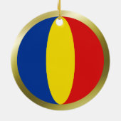 Roemeense Vlag Ornament (Achterkant)