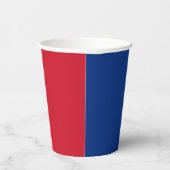 Roemeense vlag papieren bekers (Rechts)