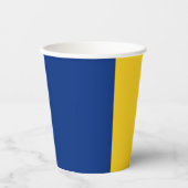 Roemeense vlag papieren bekers (Voorkant)