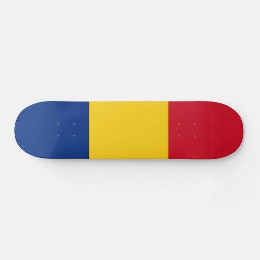 Roemeense vlag persoonlijk skateboard (Horizontaal)