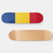 Roemeense vlag persoonlijk skateboard (Horizontaal)