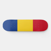 Roemeense vlag persoonlijk skateboard (Horizontaal)
