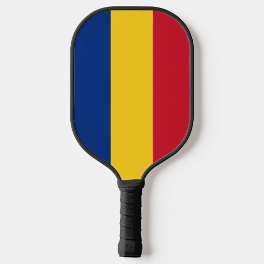 Roemeense vlag pickleball paddle (Achterkant)