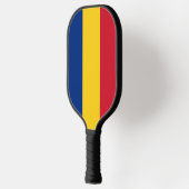 Roemeense vlag pickleball paddle (Links)