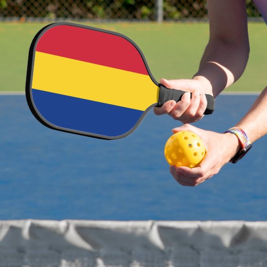 Roemeense vlag pickleball paddle (Insitu)