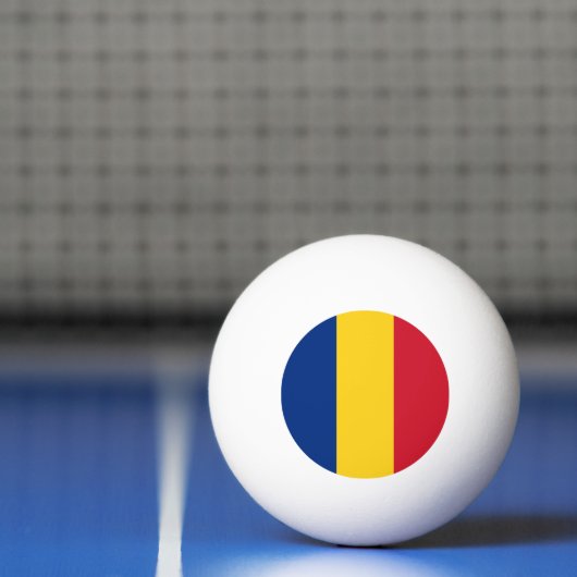 Roemeense vlag pingpongbal (Net)